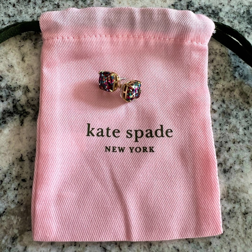 Kate Spade Multicolor Square Earrings